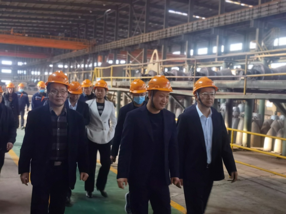 淮阴区区委书记王建军一行莅临我司调研考察